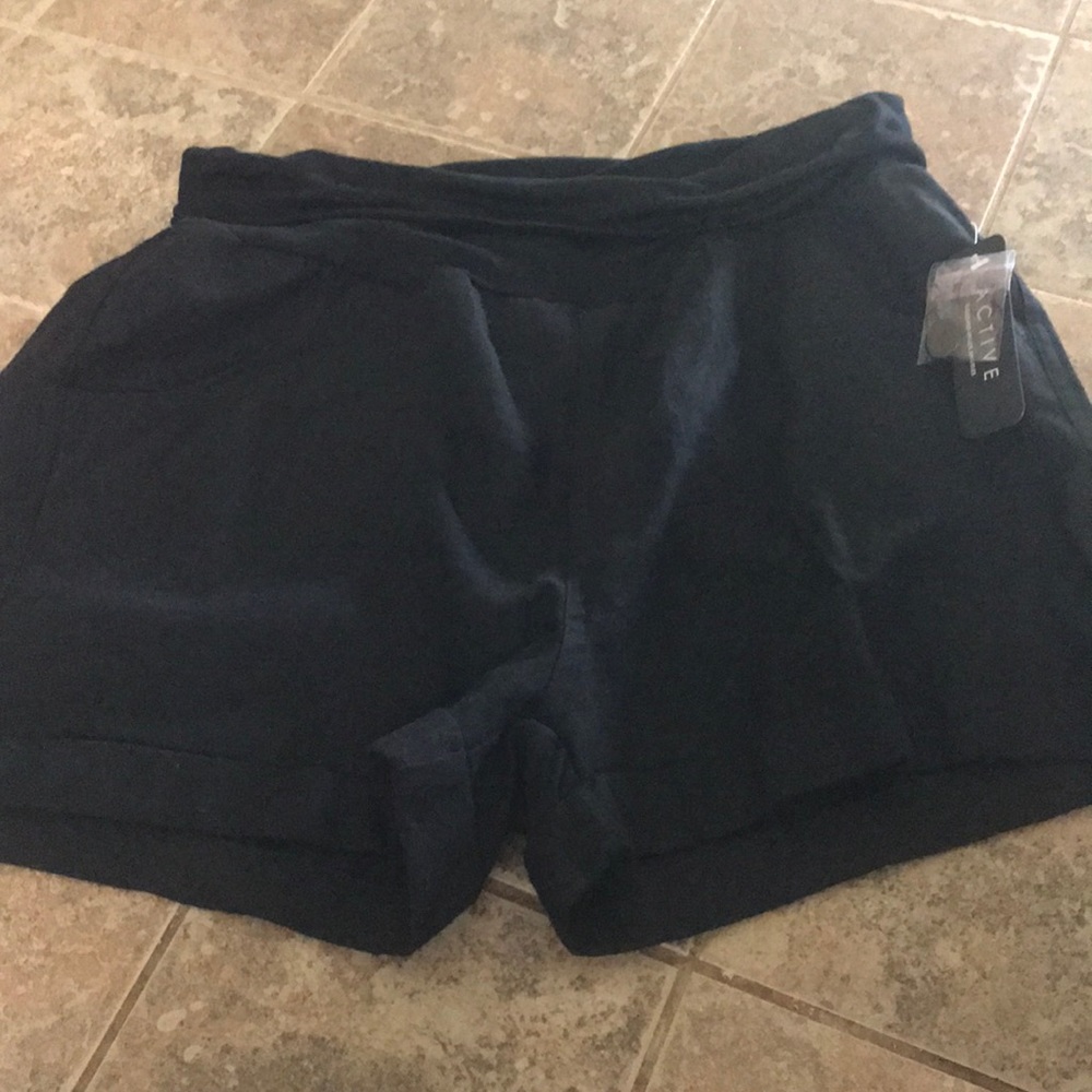 Women’s black dress shorts